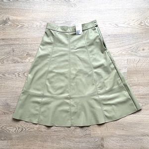 H&M Faux Leather Skirt
